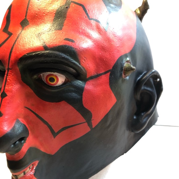 Lucus Films Ltd Darth Maul Halloween Cosplay Mask - Picture 12 of 12